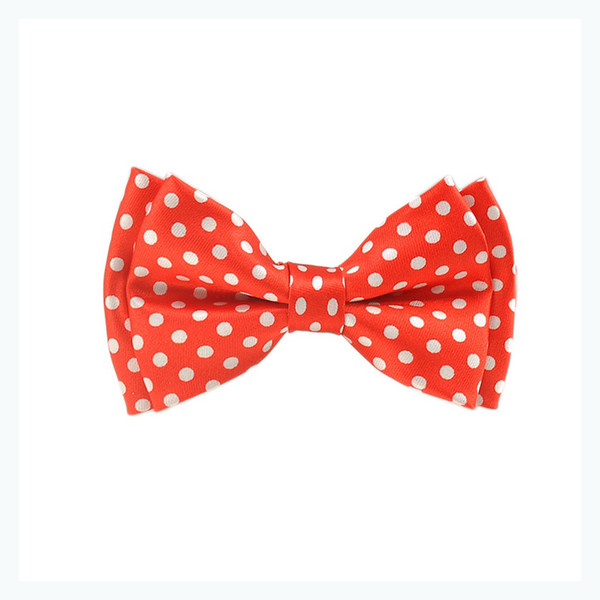 2019 New Red with White spots Children Bow tie Boy's Girl's Kids