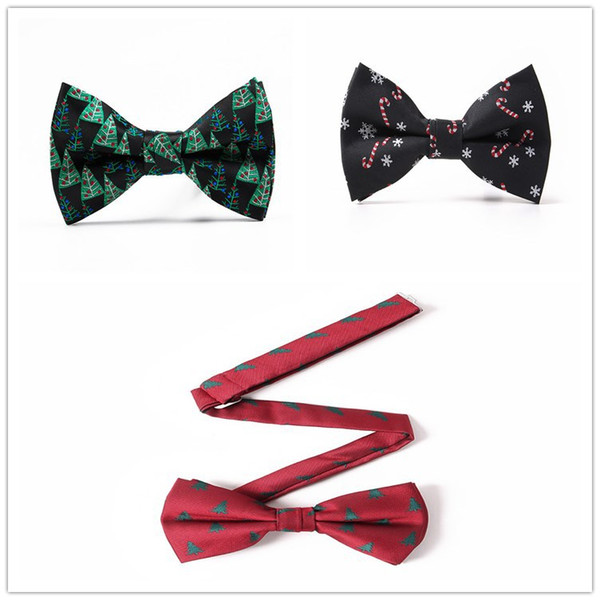 Fashion Children Christmas Bow Tie Festival Performance Bow Tie Boys and Girls Silk Christmas Butterfly