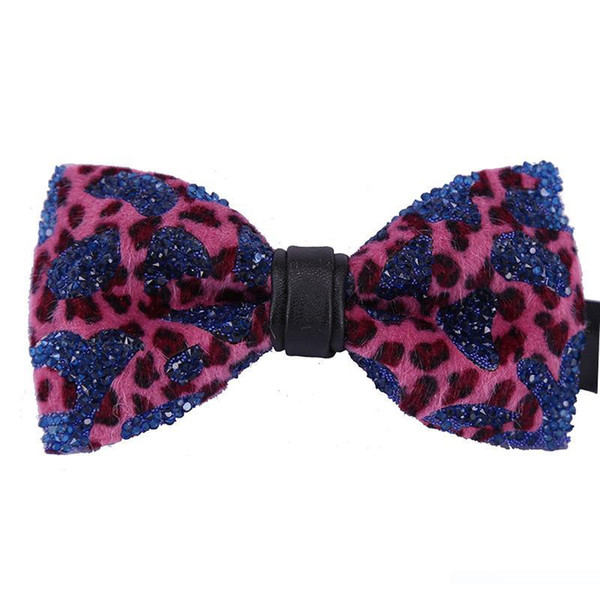 Crystal Bow Tie High-end Men's Children's Performance Banquet Wedding Suit Shirt Accessories Trendy Colorful Stone Bowtie Gifts