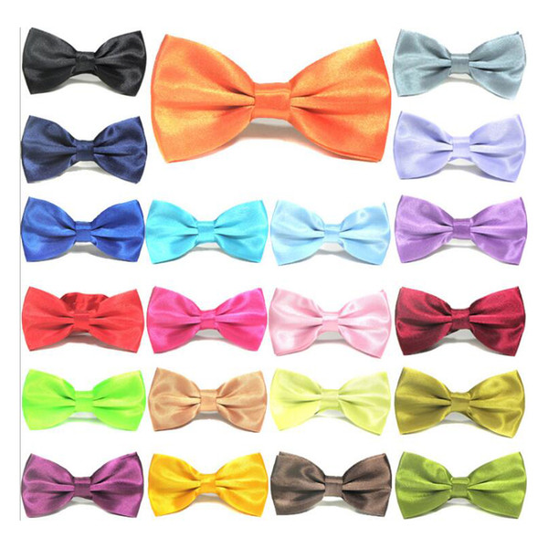 Mens Bow Ties Skinny Red Bowtie for Wedding Party Multi Color Fashion Accessories 12.5*6.5cm