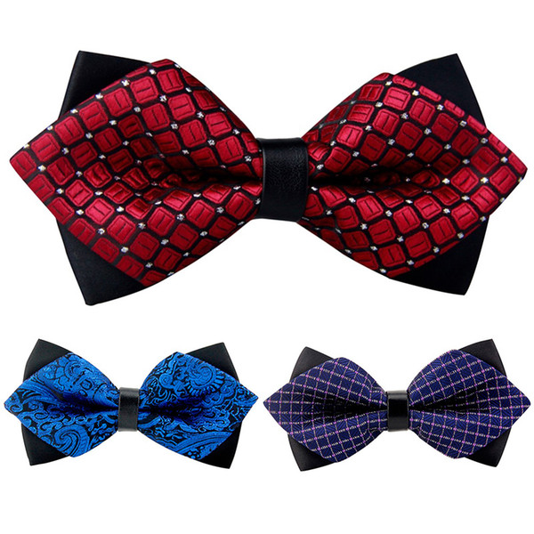 Bowknot Bowties for Men Popular Polyester Men's Bowtie Cravats Ties Business Shirts Bow Ties Wedding Party Fashion Clothing Apparel