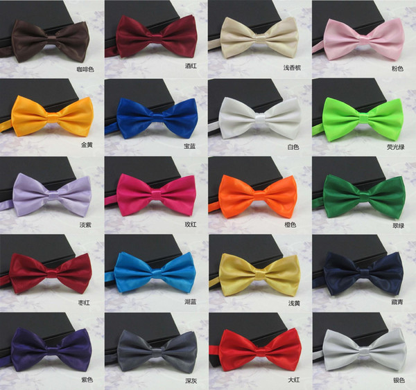 100pcs Men's fashion double solid polyester tie adult wild multicolor tie wedding essential