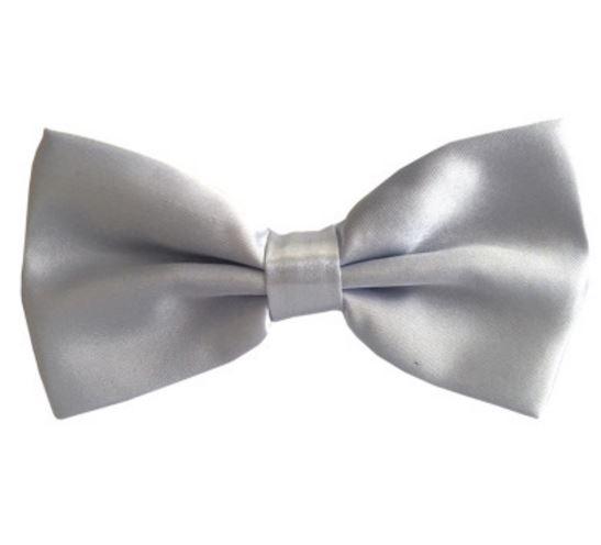 Men's British bow tie 6cm fashion casual wedding groom wild three-color polyester silk business high-end gentleman collar bow tie