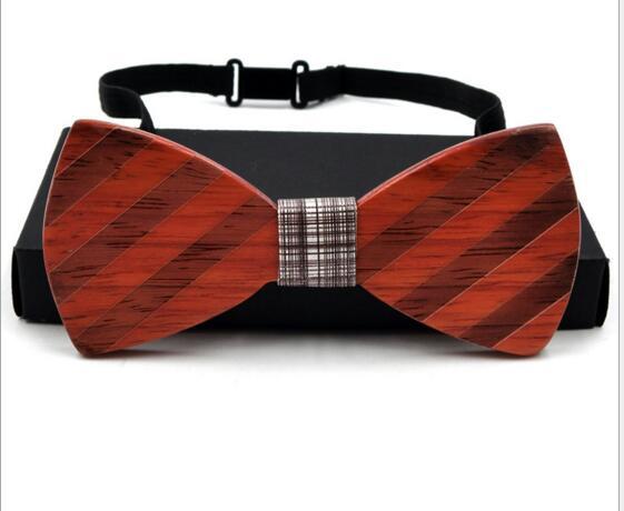 Unique Handcrafted Mens Wooden Bow Ties Neck Custom Designer Europe America Style 8 Styles Handmade for Wed Gift Wenge Rosewood Wholesale