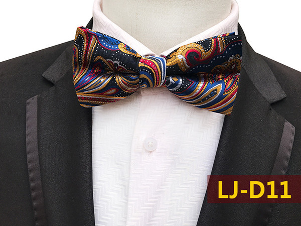 Men Bowtie Party Floral Jacquard Wedding Necktie Vintage Wedding Parties Bowtie Noeud Papillon Homme Mariage Shirt Accessories