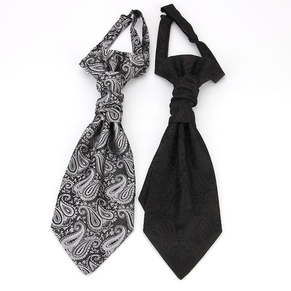 Fashion men's vest double layer neck tie