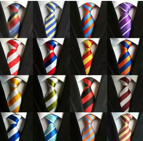 8cm Mens Ties Fashion Classic Silk Men Ties Handmade Wedding Neckties Business Ties Paisley Tie Stripes Plaids Dots Neck Tie