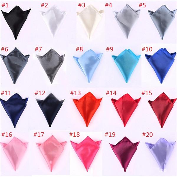 2016 Fashion Classic Men Handkerchief Hanky Tower Polyester Silk Suit Pocket Towel 36 Colors 22*22cm Pocket Square F350