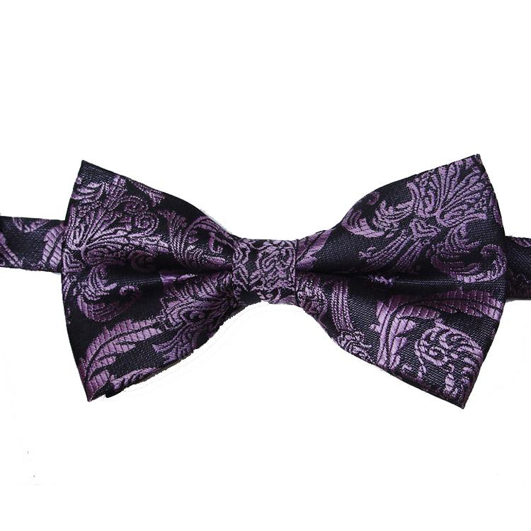 Wholesale-Hot Sale Fashion Microfiber Jacquard Ties Adjustable Mens Bowties Adults Butterflys Pre-Tied 8 Colors Drop Shipping Tie