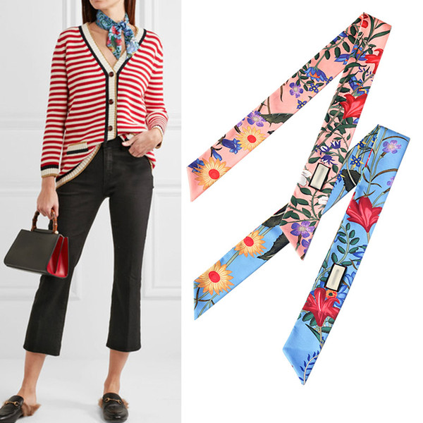 Designer 100% Silk Cross Headband Fashion Luxury G Elastic Flower Hairband For Women Girl Retro Floral Turban Headwraps Gifts