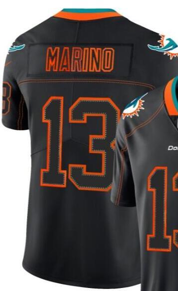 Men MIA 13 jerseys shirt Embroidery and 100% stitched 2018 Lights Out Black Color Rush Limited Football Jersey