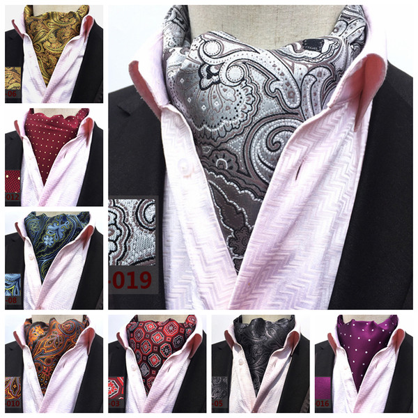 Fashion Retro Paisley Cravat Luxury Men Wedding Formal Cravat British Style Gentleman neckerchief Neck Ties Suit Scarves Business Necktie