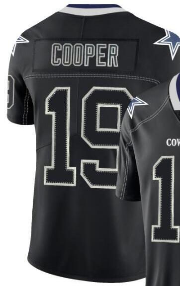 Men Dallas 19 jerseys 4 21 shirt Embroidery and 100% stitched 2018 Lights Out Black Color Rush Limited Football Jersey