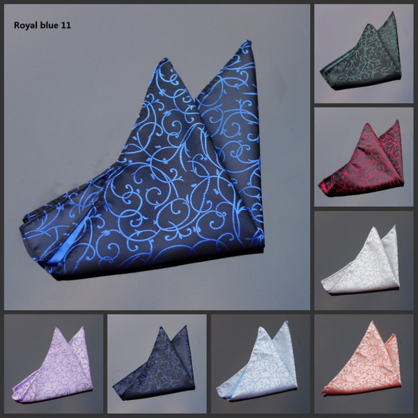 Floral Handkerchief available in many different colours, mens pocket square handky, Jacquard Woven effect, Perfect for weddings