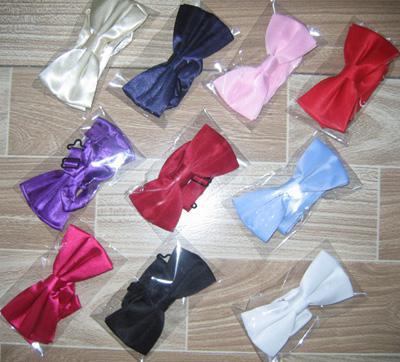 50 pcs solid color bow tie