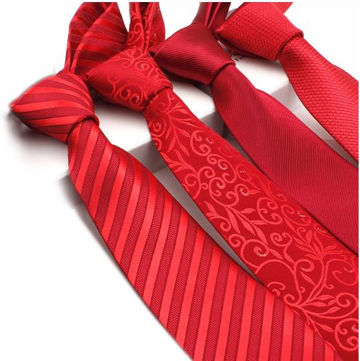 3.35inch(8.5 Cm) Width Ensemble wine red Paisley Man Tie, Handkerchief and Cufflinks Gift Box Packing Many Color