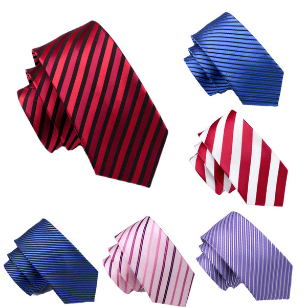 Mens design Striped Silk Tie Set handkerchief and cufflinks Jacquard Woven Wholesale Necktie Men's Tie Set Hanky Cufflinks free shipping