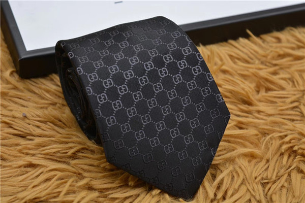 Hot sale luxury Designer ties high quality 100% silk tie fashion brand gift box 7 cm classic edition brand men's casual narrow ties