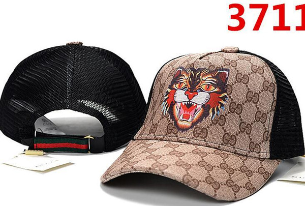 Snake Cap Tigers Snapback Baseball Caps Leisure Hat Bee Snapbacks Hats outdoor golf sports hats for men women