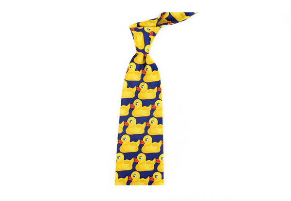 2018 latest product TV drama in same cartoon yellow duck tie men dress tide taste the Barney Ducky