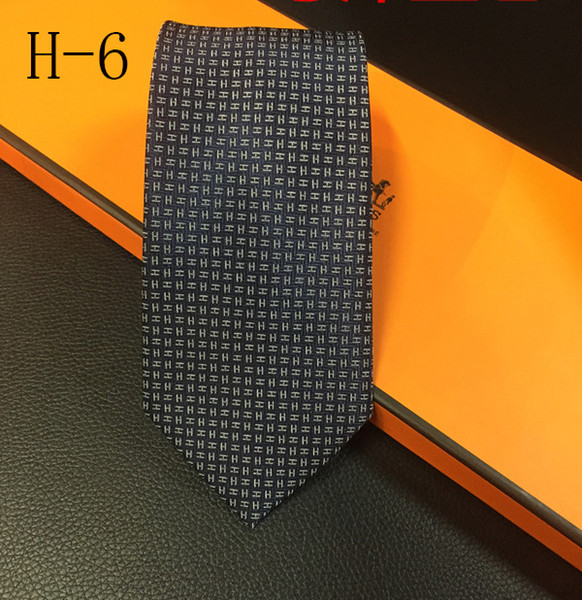 Men Business Formal Tie Wedding RT20 Ties Leisure Tie Narrow Arrow Necktie Skinny Letter Date Tie Men Party Casual Neck Ties with box