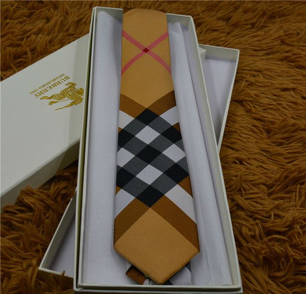 Luxury designer tie brand silk ties narrow edition British gift box tie casual business tie narrow edition original packaging box