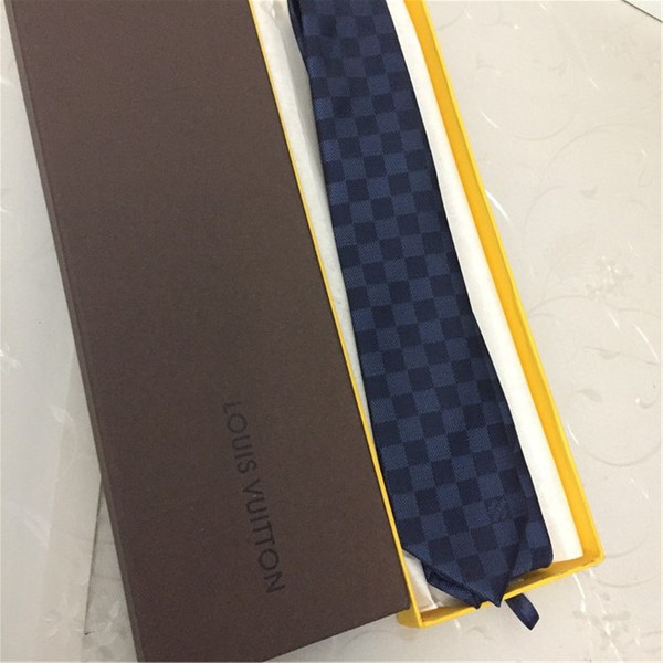 Brand new silk men's tie brand silk ties high quality Neck Ties casual business tie narrow edition 8.0cm gift box wrapped tie