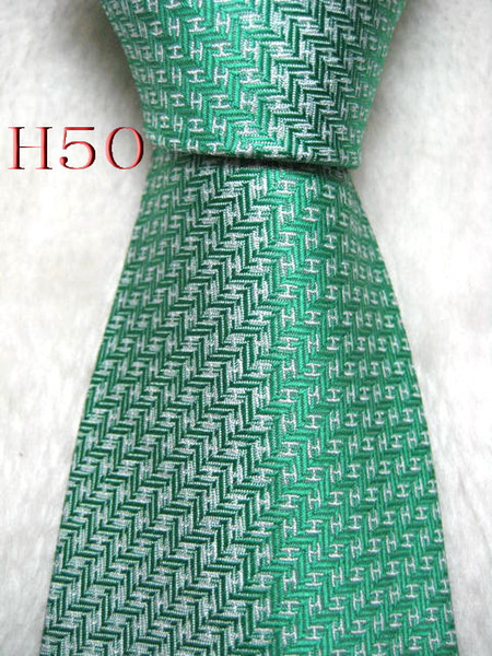 Classical 100% JACQUARD WOVEN HANDMADE Mens Fashion White Character/Green/Sky blue/Orange/Yellow/Dark Gray Multi color Men silk Tie Necktie