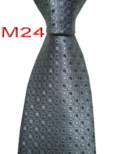 Unique JACQUARD WOVEN HANDMADE Men's Design Solid Dark Gray color MEN TIE Necktie M24