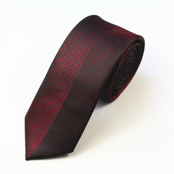 Classical 100% JACQUARD WOVEN HANDMADE Mens designBlack/Red Color Men silk Tie Necktie M81