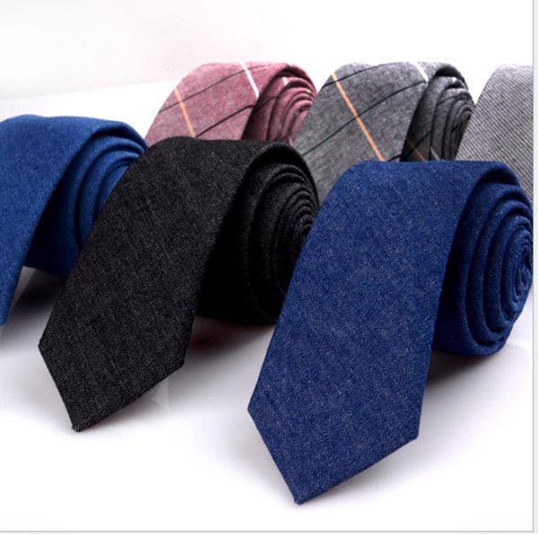 Leisure Fashion Tie Groom's Tie Men's Business Cotton Printed Tie