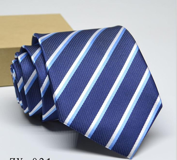 2019 Second Men's tie formal business tie 1200 pins 8CM jacquard wedding tie