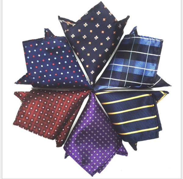 Men's suit, pocket scarf, chest scarf, small towel, handkerchief, polyester jacquard fabric