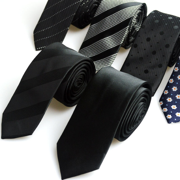 British Style 5cm Neck Tie Slim Narrow Casual Dot Striped Party Club Salon Pub For Men Women Groom Waiter Waitres