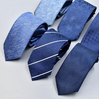 Pre-tied NeckTie Mens Skinny Zipper Ties,Blue black Solid Color Slim Narrow Bridegroom Party Necktie