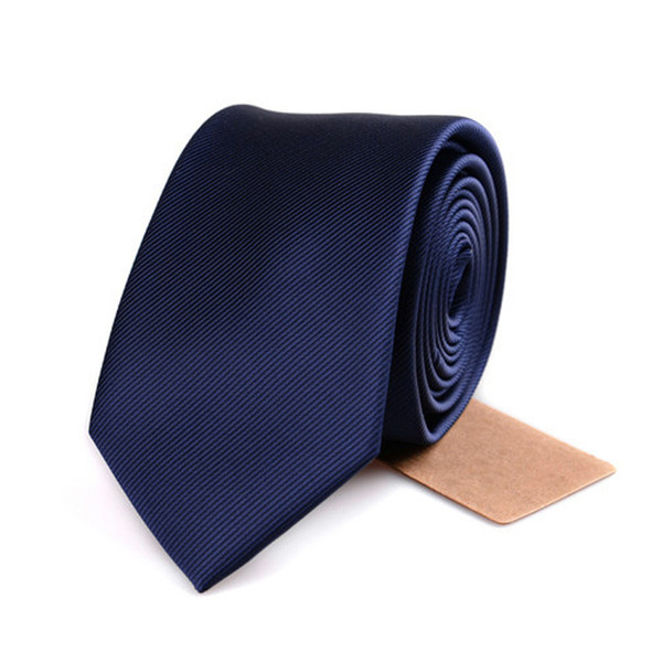 Dressed men's tie wholesale trend new leisure pure color 6cm knitted tie