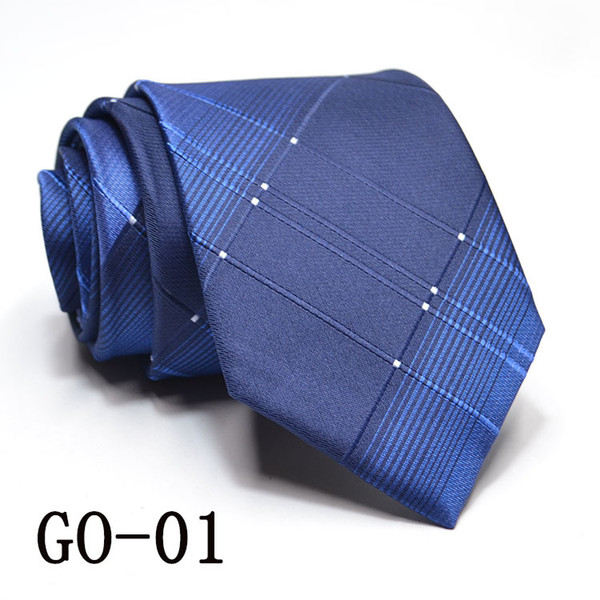 Men's tie groom's groomsman's tie polyester silk striped wedding tie