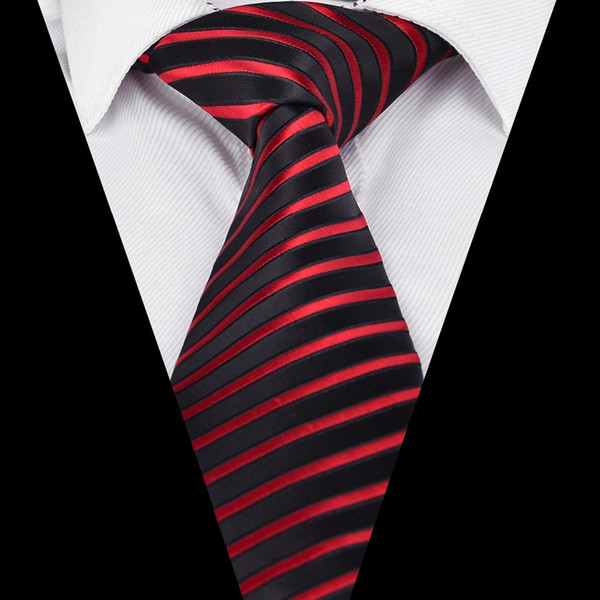 Ikepeibao On line Shopping Men`s Tie Black Wine Striped Handmade Necktie Gravata Custom Novelty Formal Neckties