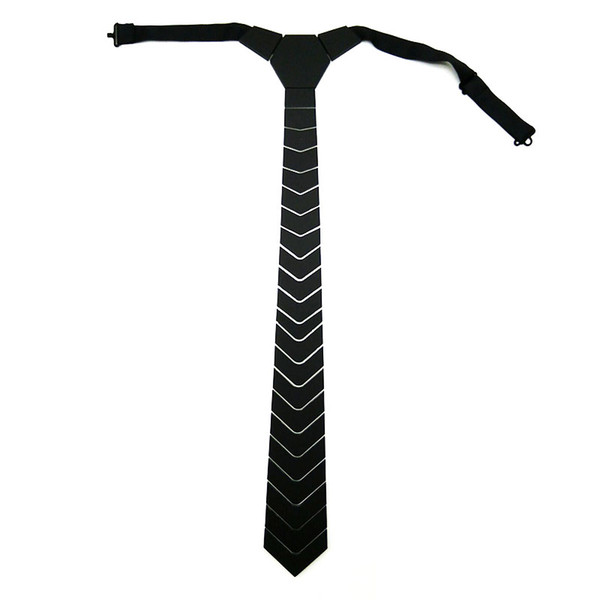 Handmade Black Matt Sol Hook Shape Men Neck Tie Luxurious Handmade Wedding accessories