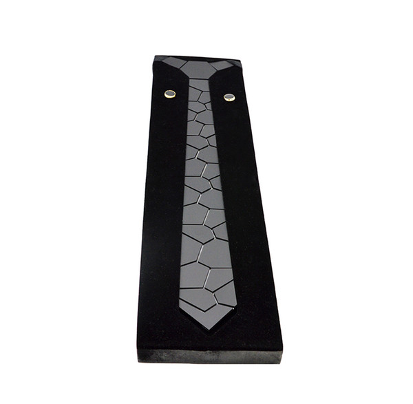 Christmas costume Necktie Black Matte Acrylic Men Ties with Cufflinks