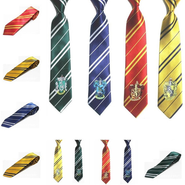 Hot Harry Potter Polyester Silk New Tide Arrow Style Necktie Goods in Stock Wholesale College Badge Tie T7C049