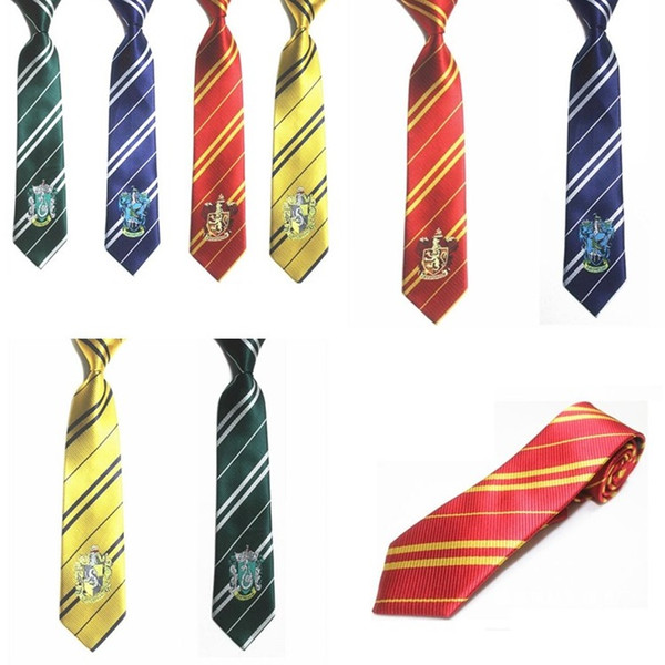 Hot Harry Potter Polyester Silk New Tide Arrow Style Necktie Goods in Stock Wholesale College Badge Tie T7C050