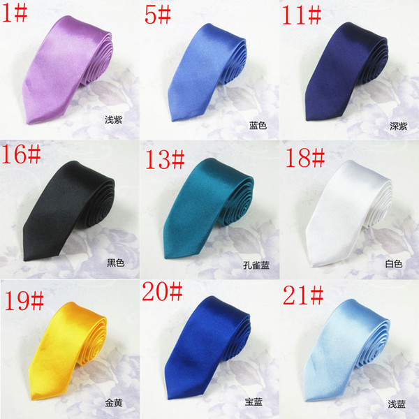 New Hot 24Colors 5cm Casual Narrow Arrow Ties For Men Fashion Skinny Necktie Neck Ties Candy Color Slim Men s Ties Free Shipping