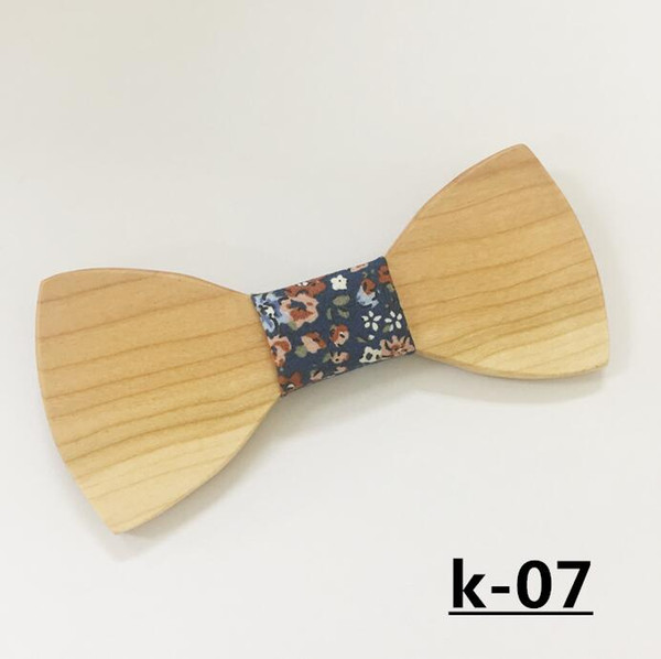 gravatas para homens Fashion Men Wooden Bow Tie Accessories Creative Wood Butterfly Neck Ties Wedding Collar Lapel Bow Tie