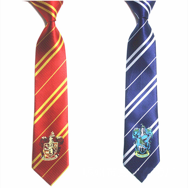 Harry Potter Neck Ties Fashion Tie Necktie College Style Tie Harry Potter Gryffindor Series Gift Cosplay Costume Accessories