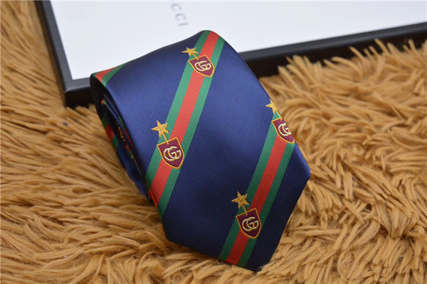 Hot Luxury Mens Tie high qualtiy Silk Neckwear Jacquard Woven Neck Ties For Men Formal Business Wedding Party brand Necktie with box ER778b