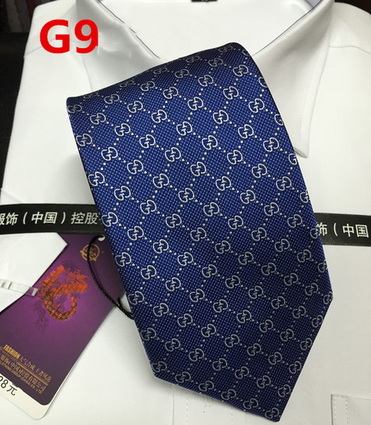 high qualtiy Luxury Mens Tie high qualtiy Silk Neckwear Fashion Neck Ties For Men Formal Business Wedding Party brand Necktie with box ER09b