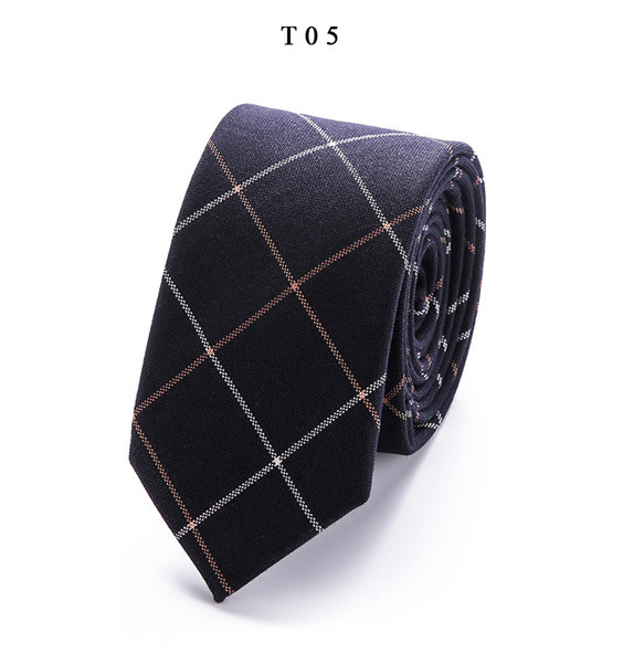 New top Plaid stripe ties Fashion Cotton Paisley Ties For Men Corbatas Slim Suits Vestidos Necktie Party Ties Vintage Printed Gravatas 003