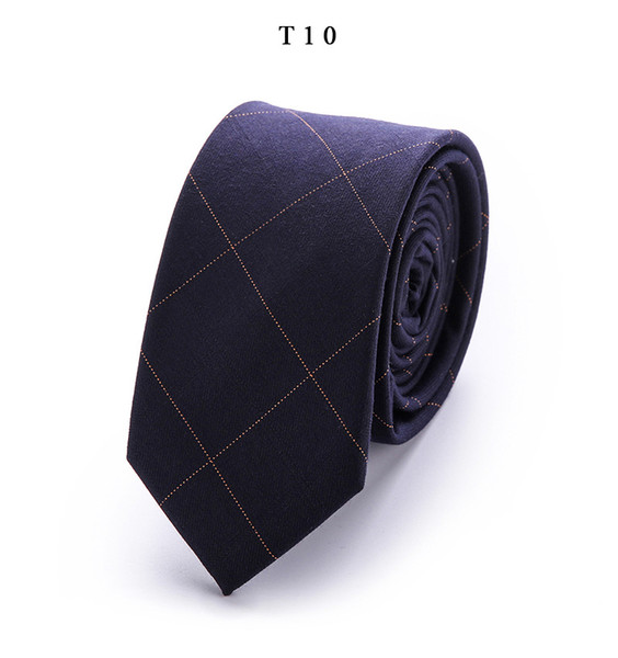 New top Plaid stripe ties Fashion Cotton Paisley Ties For Men Corbatas Slim Suits Vestidos Necktie Party Ties Vintage Printed Gravatas 008