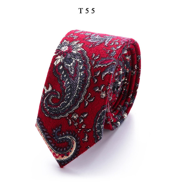 2019 New Accessories Ties For Men Flowers Pattern Men printing Tie Social Wedding Party Formal Tie Men's Clothing Accessories 002